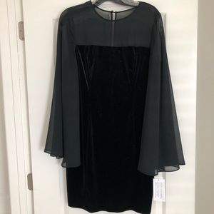 Aidan Mattox velvet mini dress